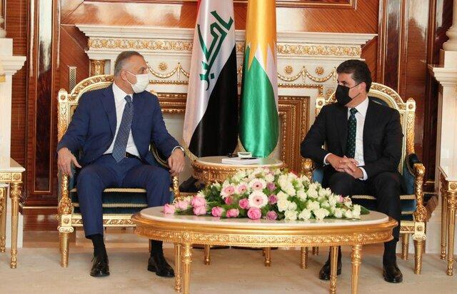 نخست وزیر عراق و نیچروان بارزانی دیدار کردند نخست وزیر عراق و نیچروان بارزانی ملاقات کردند