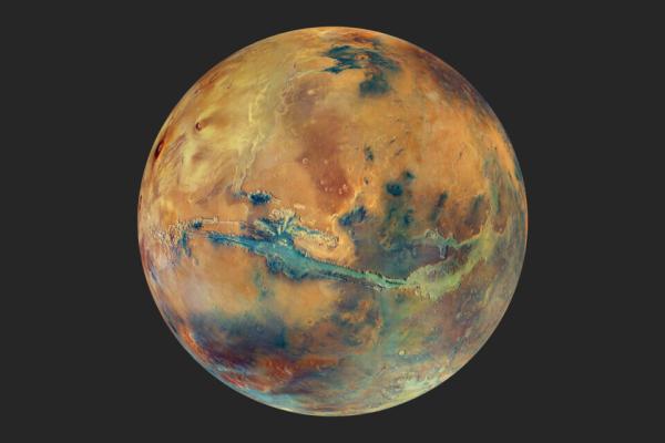مریخ را تا به حال این رنگی ندیده اید!، عکس