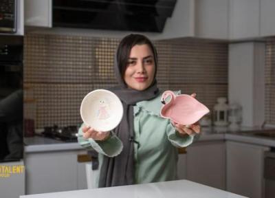 آنالیز ظرف سرو طرح فلامینگو و کاسه موسیو مدل CERAMO